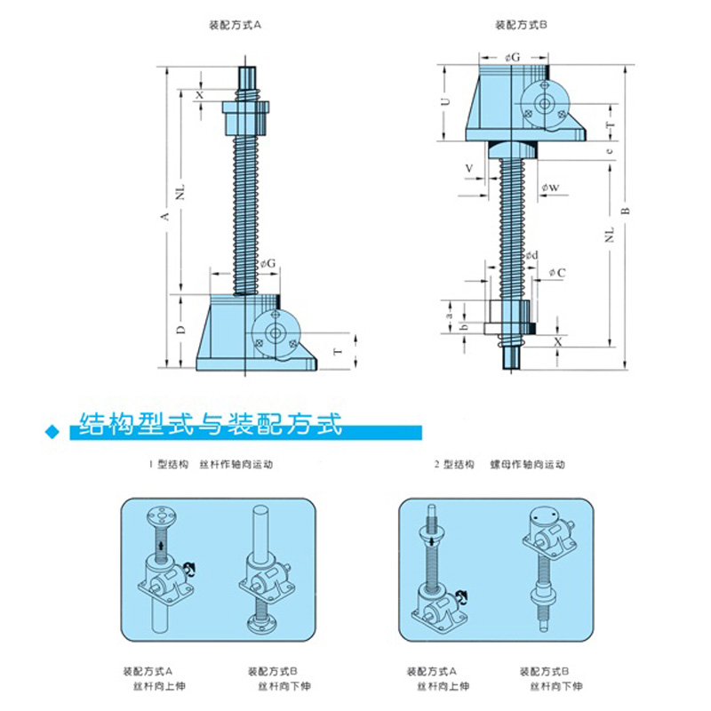 絲桿升降機 絲桿升降機